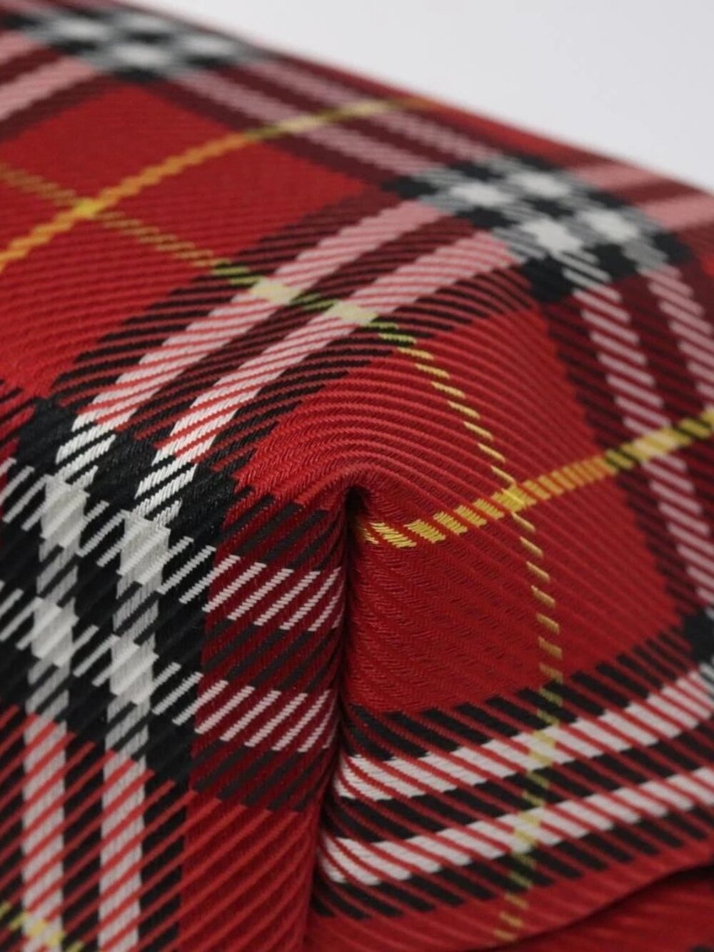 BURBERRY Nova Check Hand Bag Nylon Red Auth 118031 - Picture 14 of 16